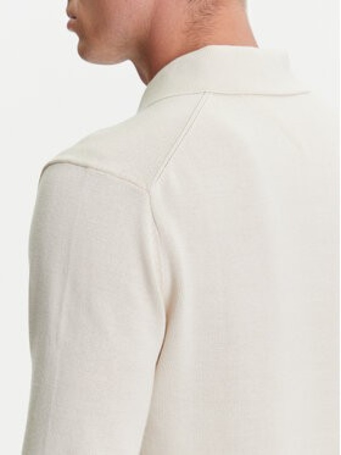 Tommy Jeans Sweter Essential DM0DM20304 Beżowy Slim Fit