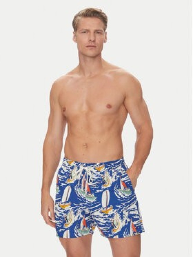Tommy Hilfiger Szorty kąpielowe UM0UM03491 Niebieski Regular Fit