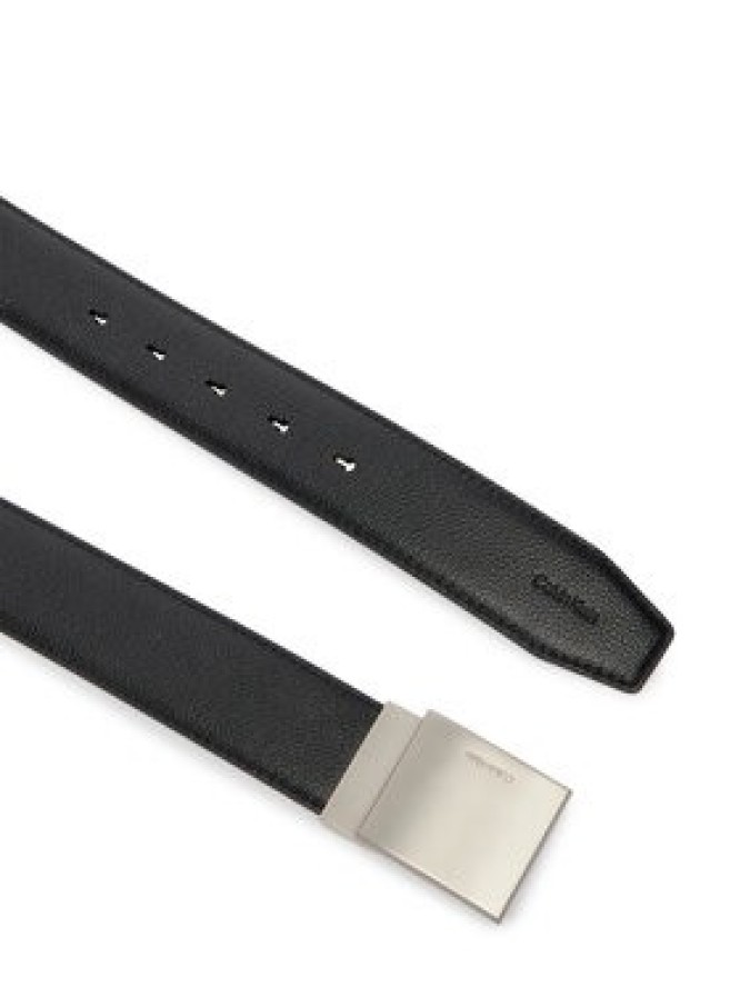 Calvin Klein Pasek Dress Plaque Pebble 35Mm Adj LV04D7080G Czarny