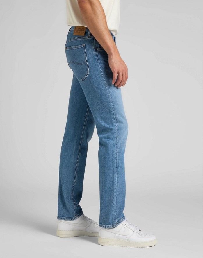 LEE DAREN ZIP FLY MĘSKIE SPODNIE JEANSOWE WORKER LIGHT L707MWF 112322221