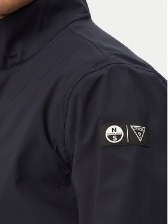 Guess Kurtka przejściowa M6GL36 W2166 Granatowy Regular Fit