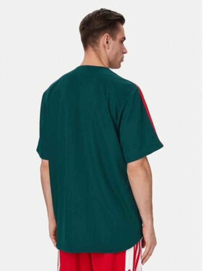 adidas T-Shirt Summer League Varsity Baseball KE2245 Zielony Oversize