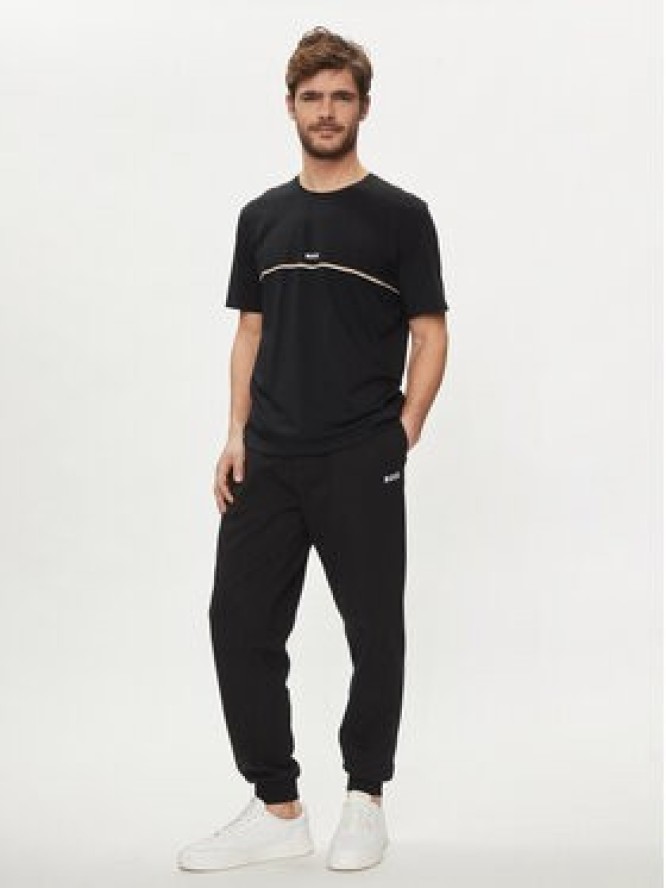 Boss T-Shirt Unique 50515395 Czarny Regular Fit