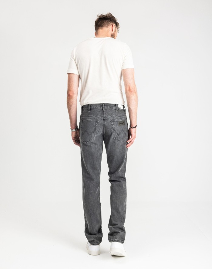 WRANGLER TEXAS MĘSKIE SPODNIE JEANSOWE DUSTY GRANITE W121P416N 112126173