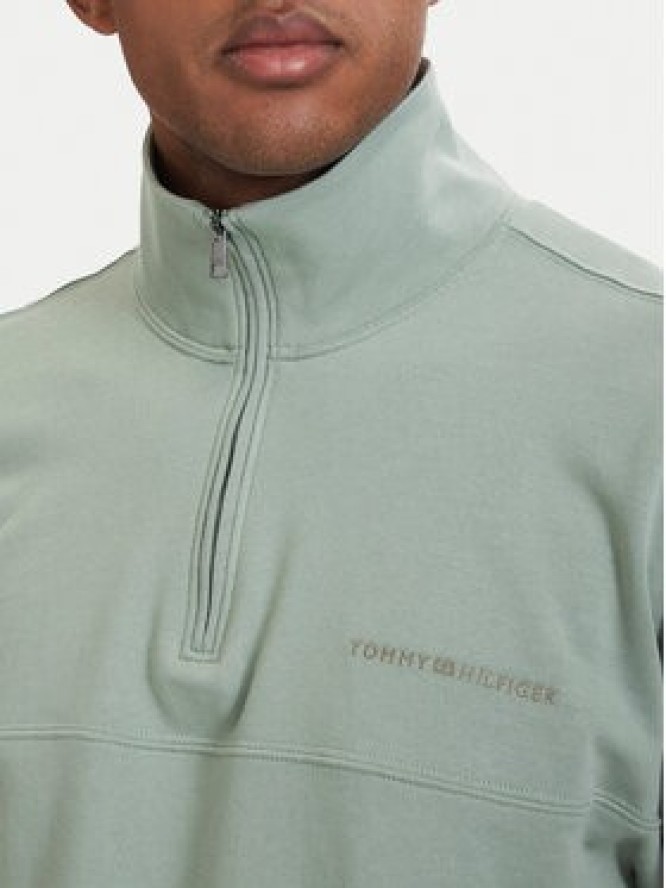 Tommy Hilfiger Bluza Essential UM0UM03909 Zielony jasny Regular Fit