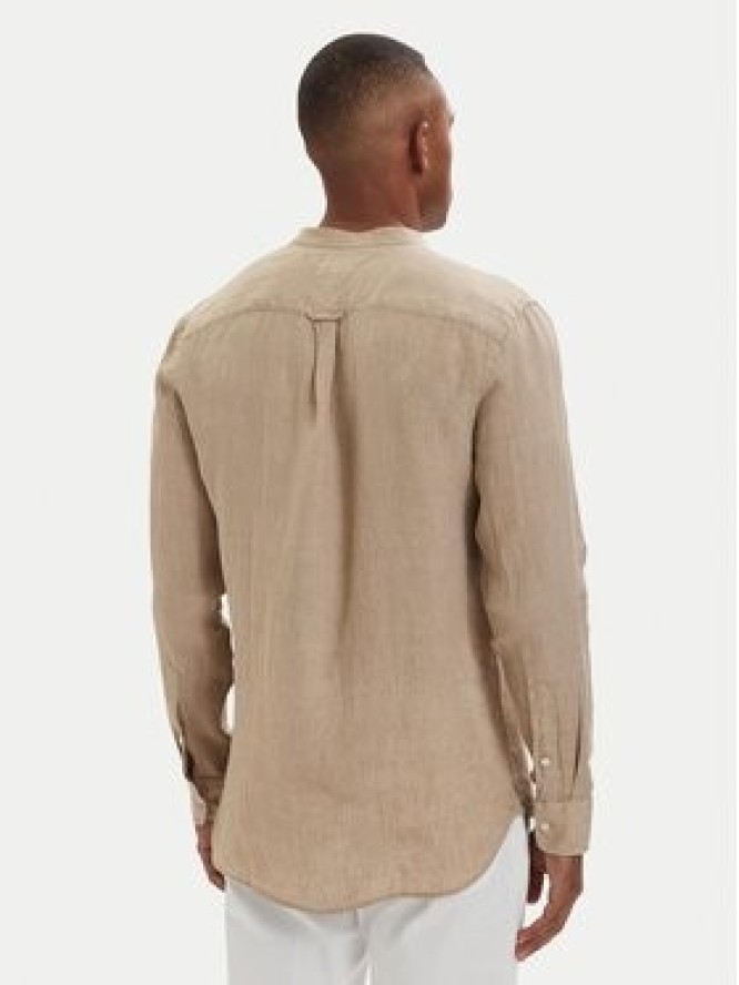 Tommy Hilfiger Koszula MW0MW39271 Beżowy ciemny Slim Fit