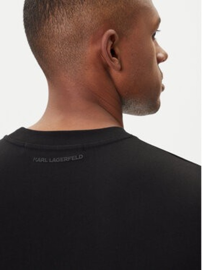 KARL LAGERFELD T-Shirt 755036 554225 Czarny Regular Fit