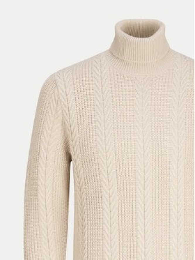 Jack & Jones Golf 12261441 Beżowy Regular Fit