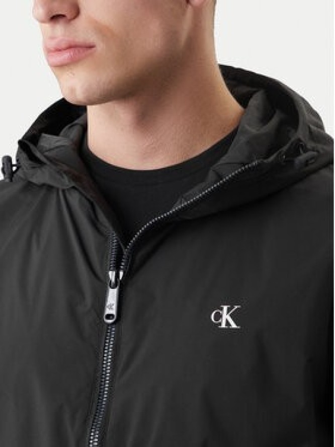 Calvin Klein Jeans Wiatrówka Harrington LV04RF521G Czarny Regular Fit