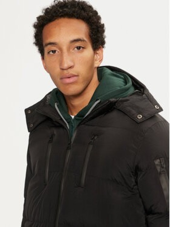 Brave Soul Kurtka zimowa MJK-BROCKHALLCRI Czarny Regular Fit