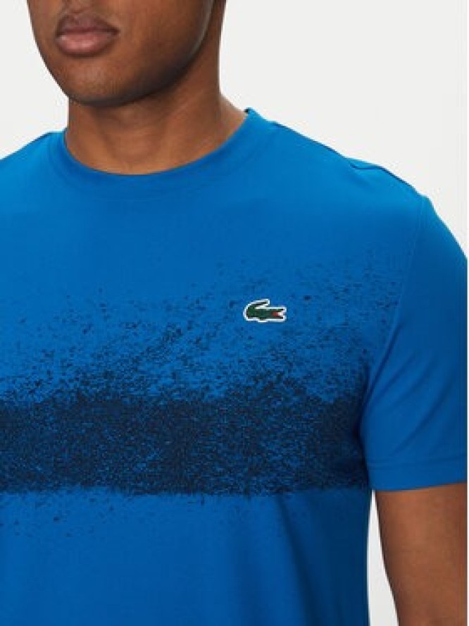 Lacoste T-Shirt TH8986 Niebieski Regular Fit