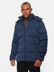 Blend Kurtka zimowa 20717483 Granatowy Regular Fit