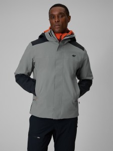 4F Kurtka trekkingowa membrana 10000 męska - szara S