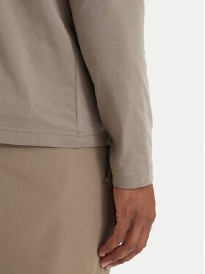 BOSS Longsleeve 50506365 Beżowy ciemny Regular Fit