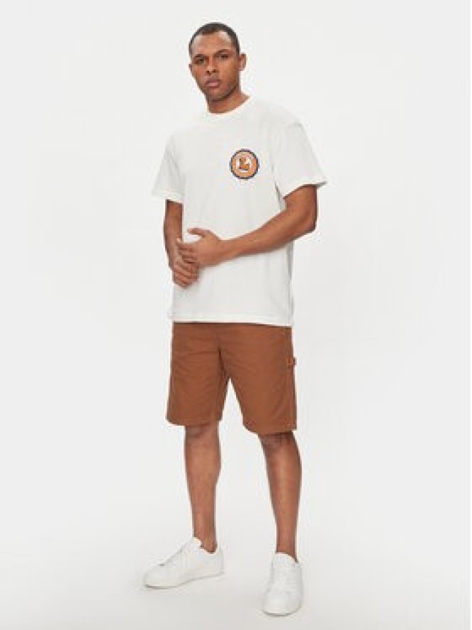 Lee Szorty materiałowe Carpenter 112349191 Brązowy Relaxed Fit