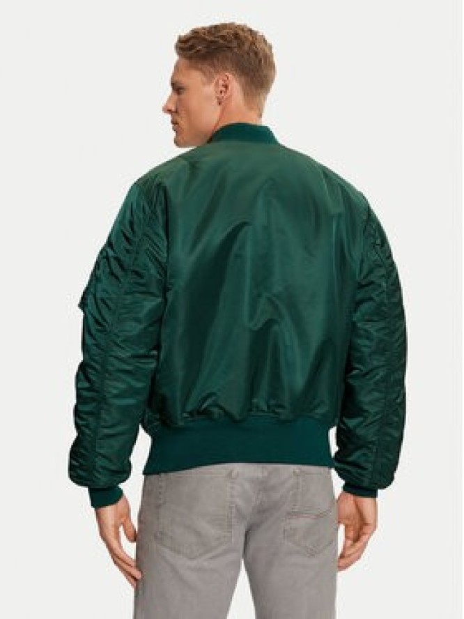 Alpha Industries Kurtka bomber 100101 Zielony Regular Fit