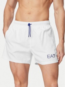 EA7 Emporio Armani Szorty kąpielowe 7M002000 AF13049 M0304 Biały Regular Fit