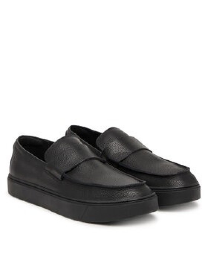 Calvin Klein Loafersy Hybrid Clean Loafer Band Tum Lth HM0HM02184 Czarny