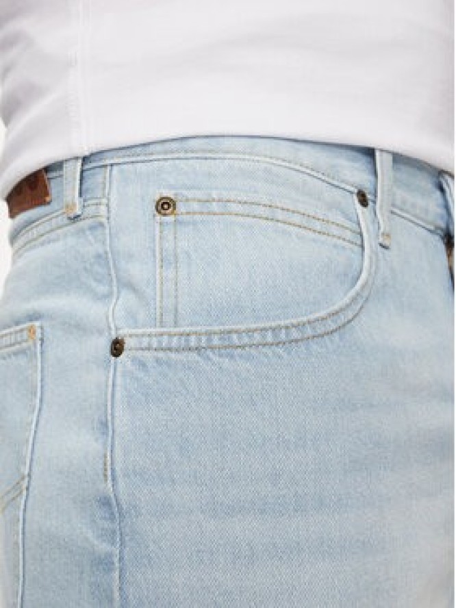 Lee Szorty jeansowe Asher 112349239 Niebieski Loose Fit