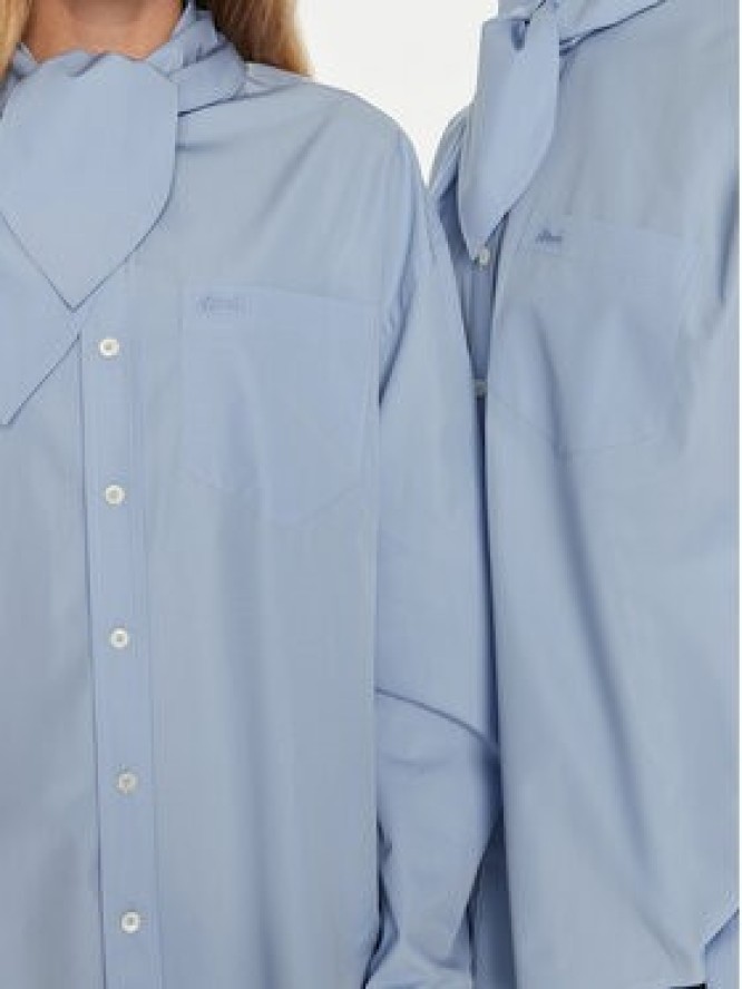 AMI Paris Koszula USH104CO0063 Niebieski Regular Fit