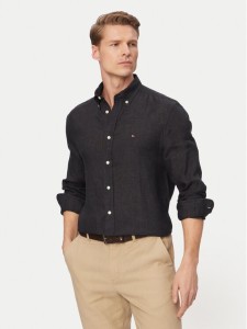 Tommy Hilfiger Koszula MW0MW41530 Czarny Regular Fit