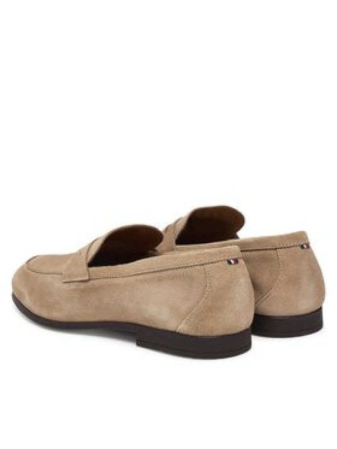 Tommy Hilfiger Lordsy Flexible Slim Suede Loafer FM0FM05745 Beżowy