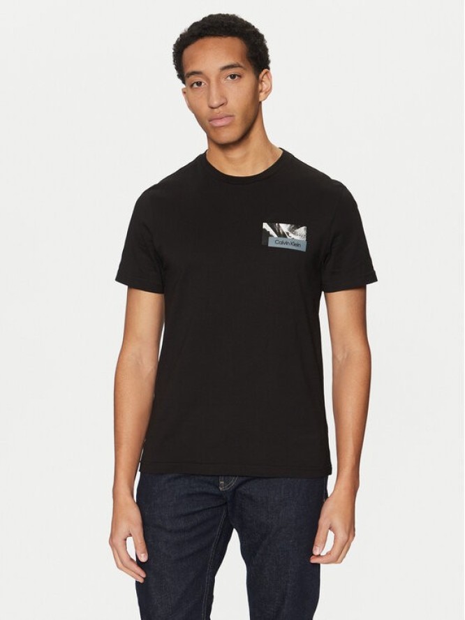 Calvin Klein T-Shirt Graphic K10K113799 Czarny Regular Fit