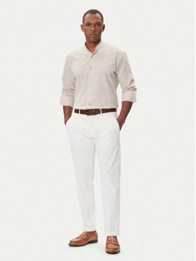 KARL LAGERFELD Koszula 605035 552627 Beżowy Regular Fit