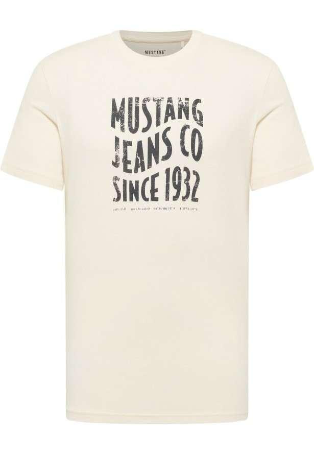 Męski T-Shirt Mustang Style Austin Whisper White 1016272 2013