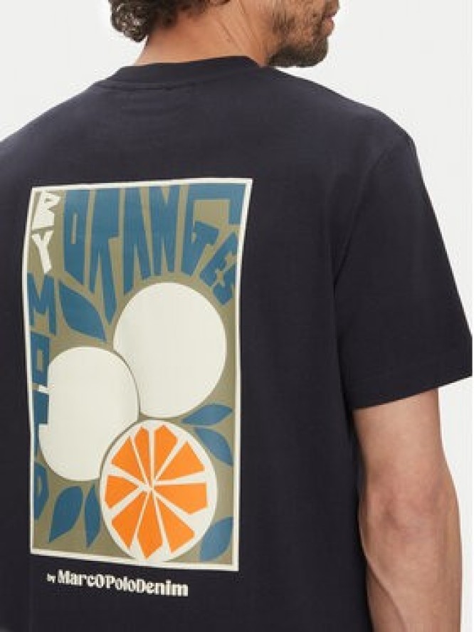 Marc O'Polo Denim T-Shirt 500 0006 002 Granatowy Relaxed Fit
