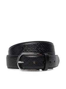 Tommy Hilfiger Pasek Męski Business Lux 3.5 AM0AM13761 Czarny