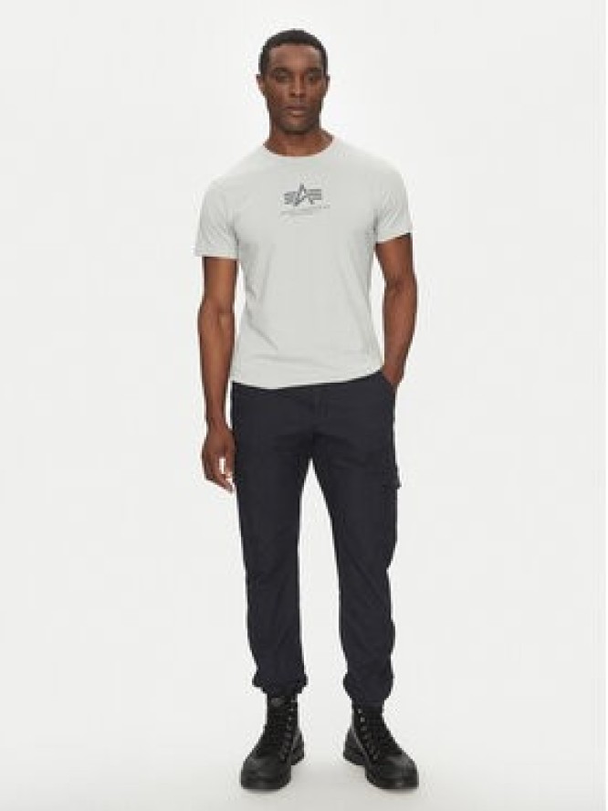 Alpha Industries T-Shirt Basic 118533 Szary Regular Fit
