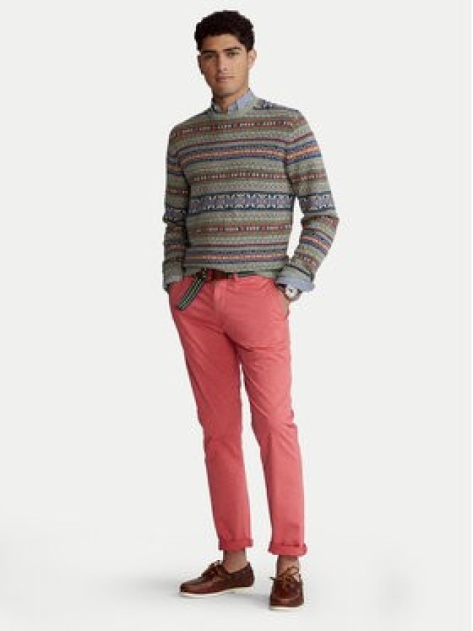 Polo Ralph Lauren Chinosy 710704176005 Różowy Slim Fit