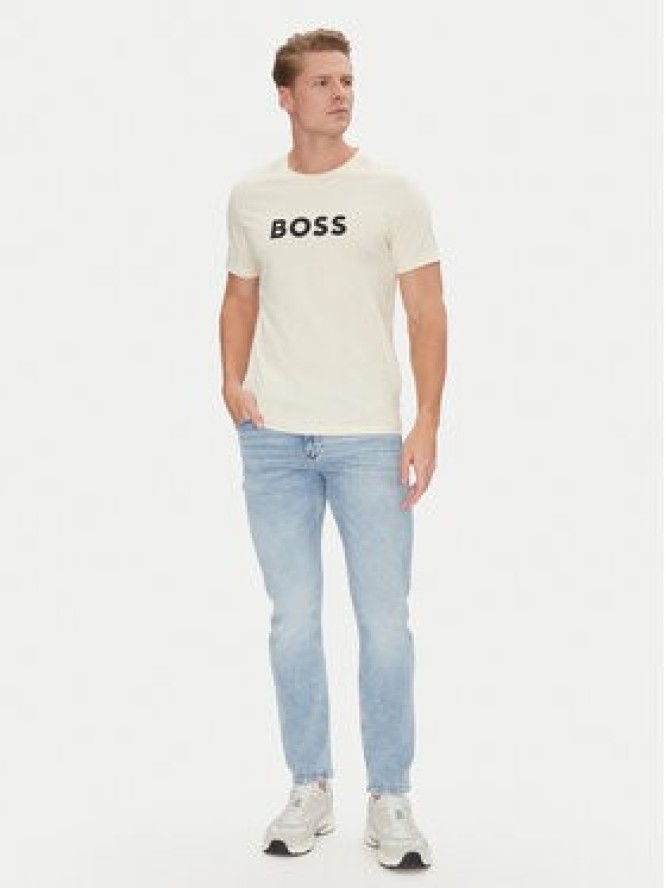 BOSS T-Shirt 50491706 Biały Regular Fit