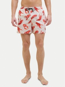 Jack & Jones Szorty kąpielowe Maui 12272809 Beżowy Regular Fit