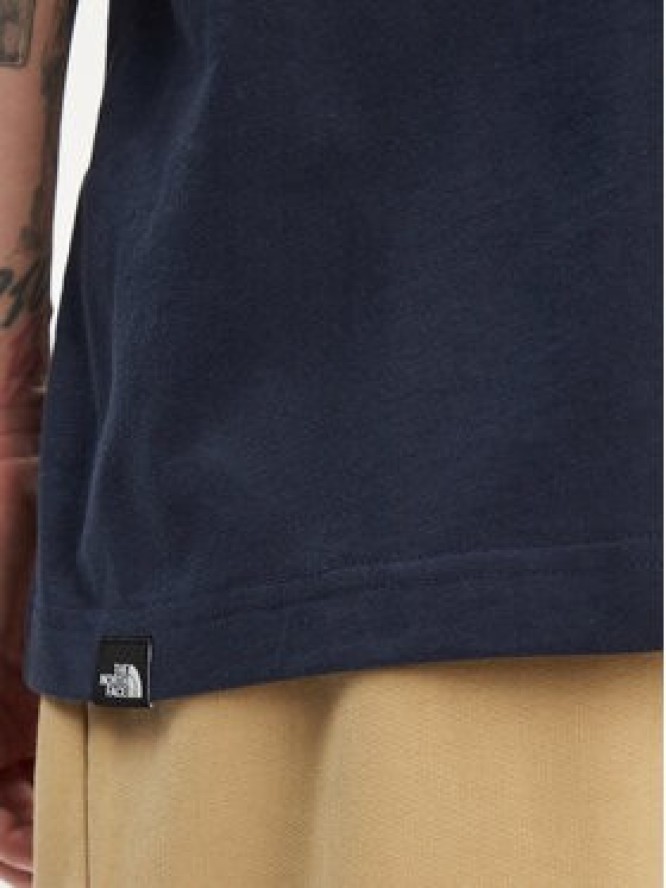 The North Face T-Shirt Simple Dome NF0A87NG Granatowy Regular Fit