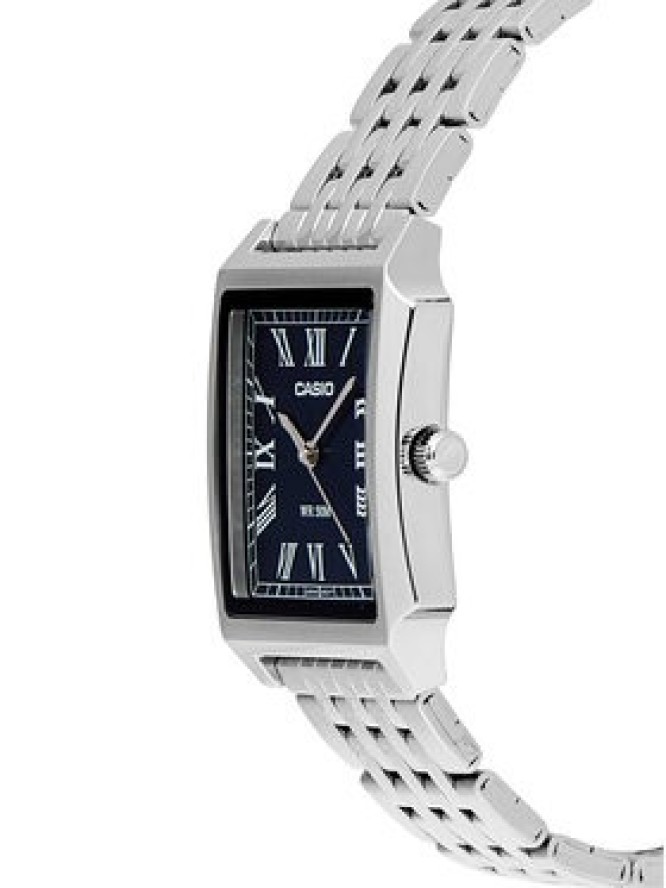Casio Zegarek MTP-B190D-1BVEF Srebrny
