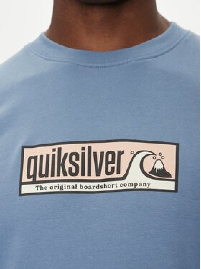 Quiksilver Bluza EQYFT05055 Niebieski Regular Fit