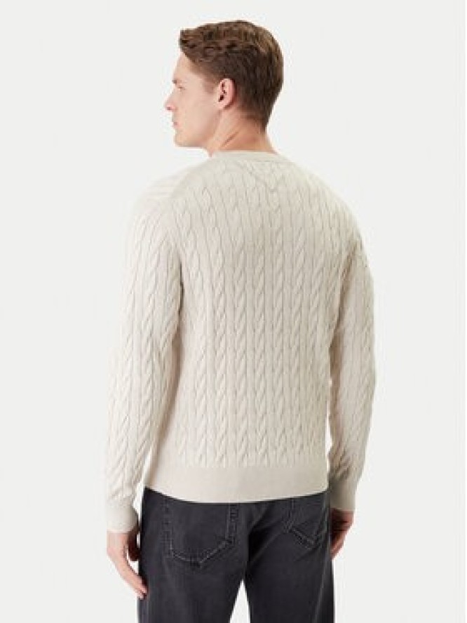 Tommy Hilfiger Sweter MW0MW33132 Beżowy Regular Fit