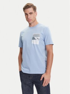 BOSS T-Shirt Te_Container 50546920 Błękitny Regular Fit