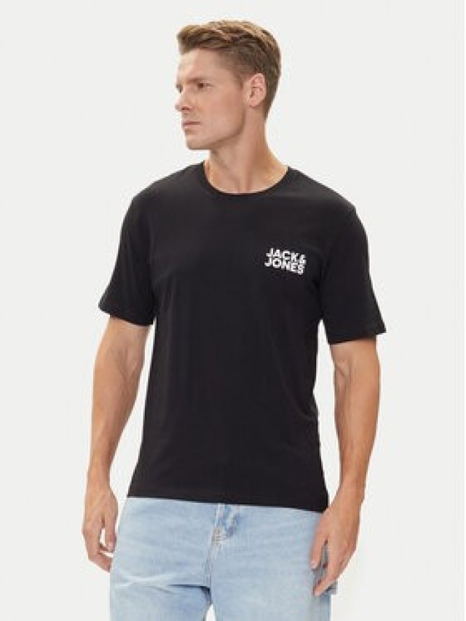 Jack & Jones Komplet t-shirtów Corp Logo 12191762 Czarny Slim Fit