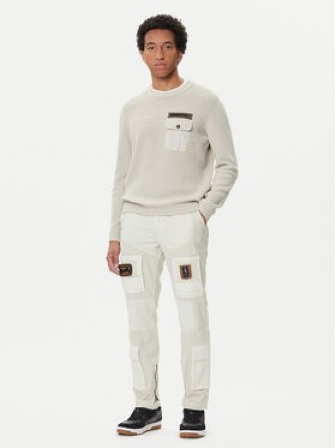 Aeronautica Militare Spodnie materiałowe 252PA1664UCT04241 Beżowy Regular Fit