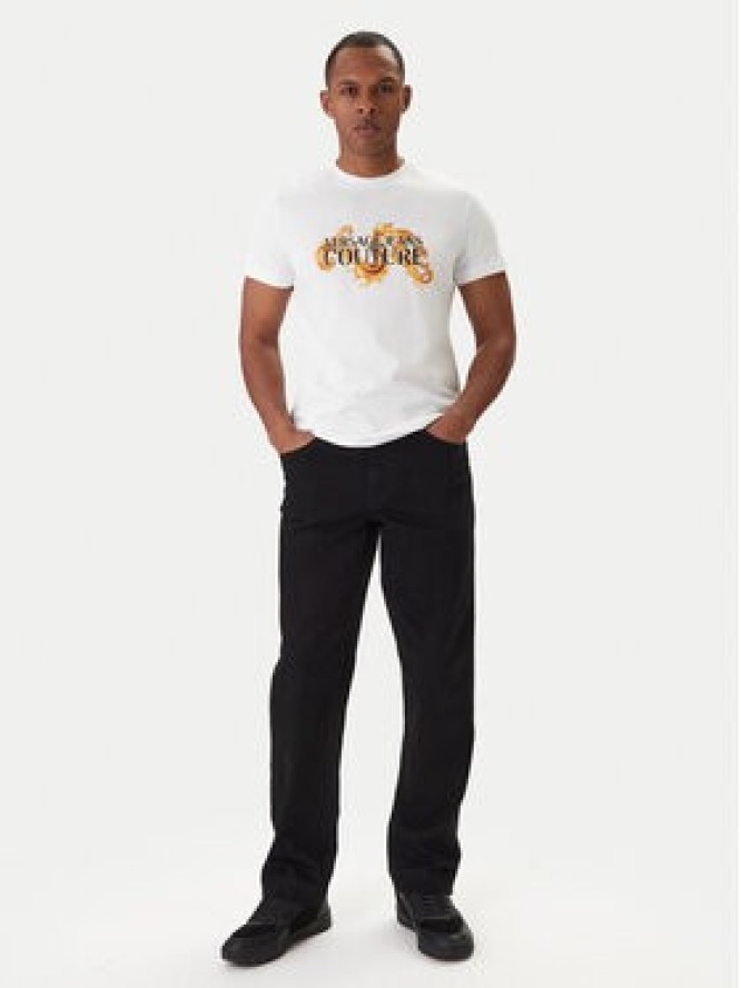 Versace Jeans Couture Jeansy 80GAB5RE CDW00 Czarny Straight Fit