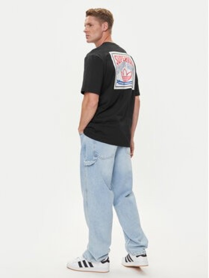 adidas T-Shirt Wabash JW0161 Czarny Loose Fit