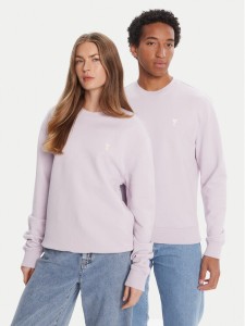 AMI Paris Bluza HSW060.730 Fioletowy Regular Fit