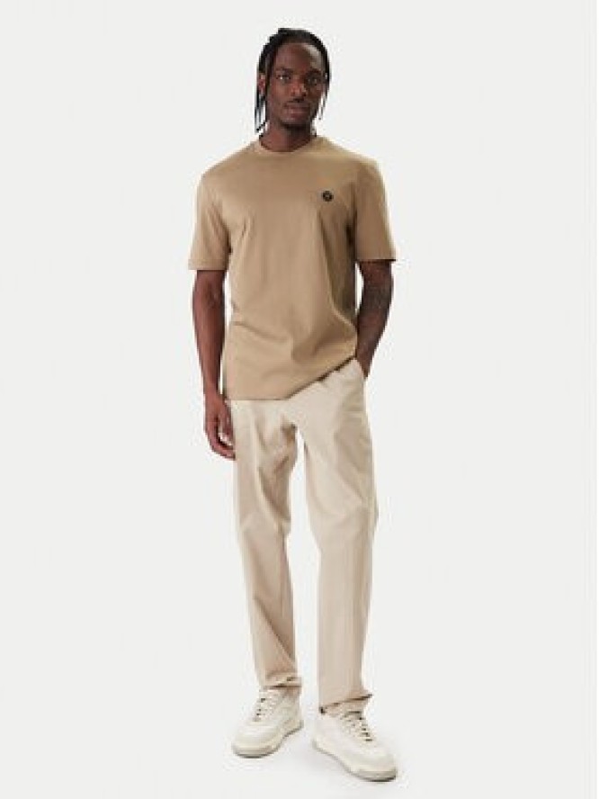 BOSS T-Shirt C-Taut 01 50555844 Khaki Regular Fit