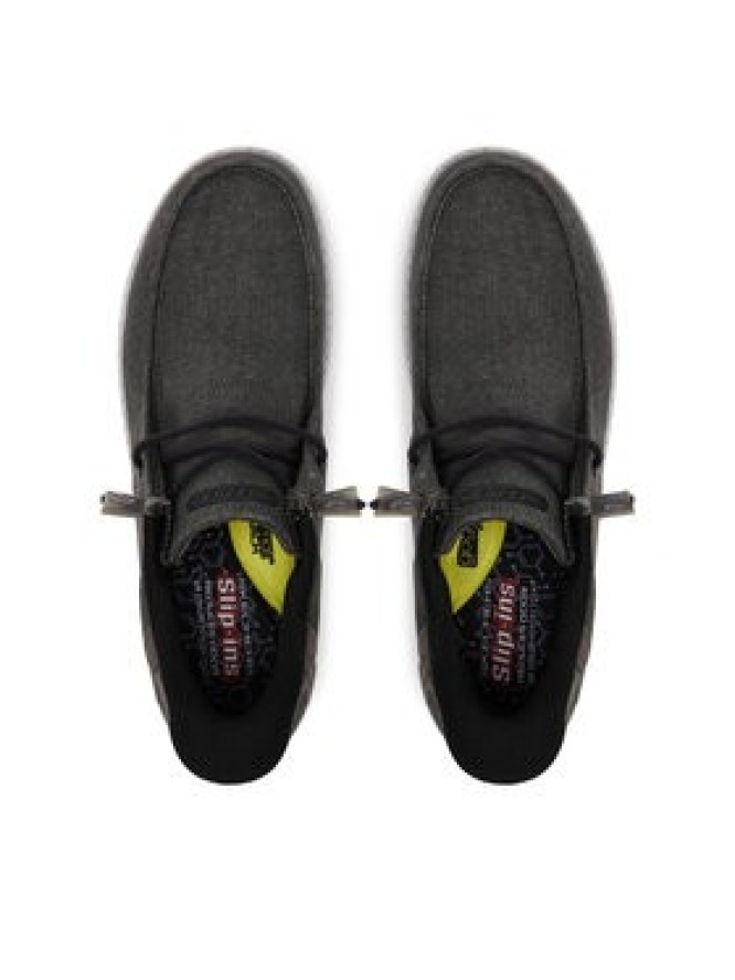 Skechers Mokasyny Melson-Coronado 210959/BKGY Czarny