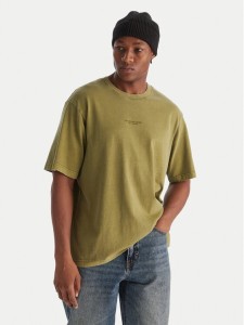 G-Star Raw T-Shirt Overdyed D24780-C756 Zielony Boxy Fit