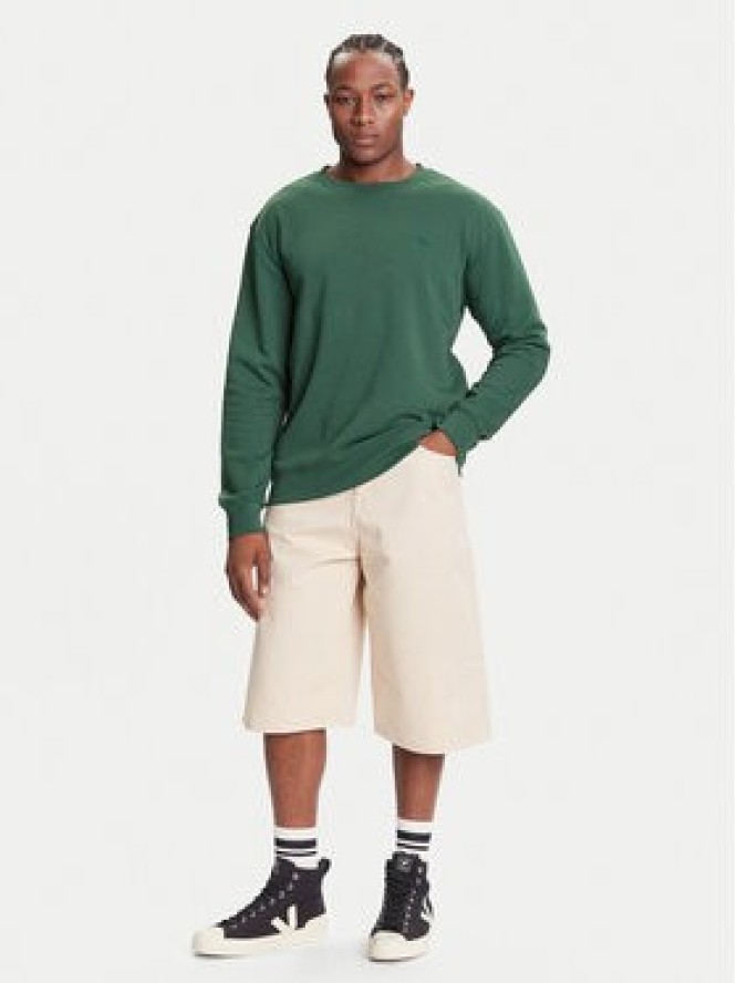 Quiksilver Bluza Salt Water Crew EQYFT05158 Zielony Regular Fit