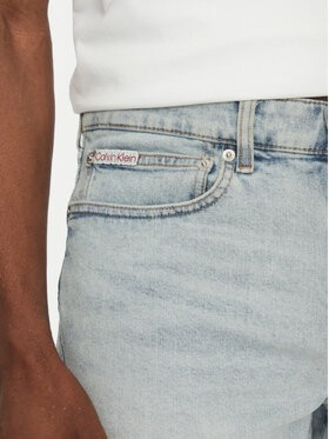 Calvin Klein Jeans Szorty jeansowe J30J327185 Niebieski Regular Fit